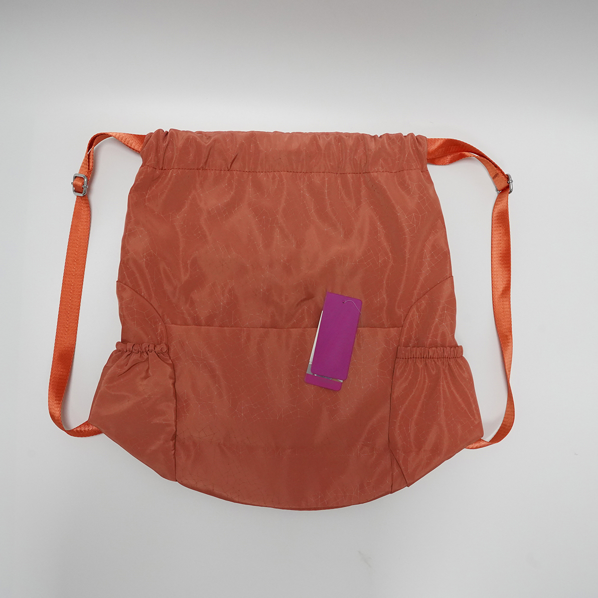 Drawstring Backpack With Front Zipper Pocket4
