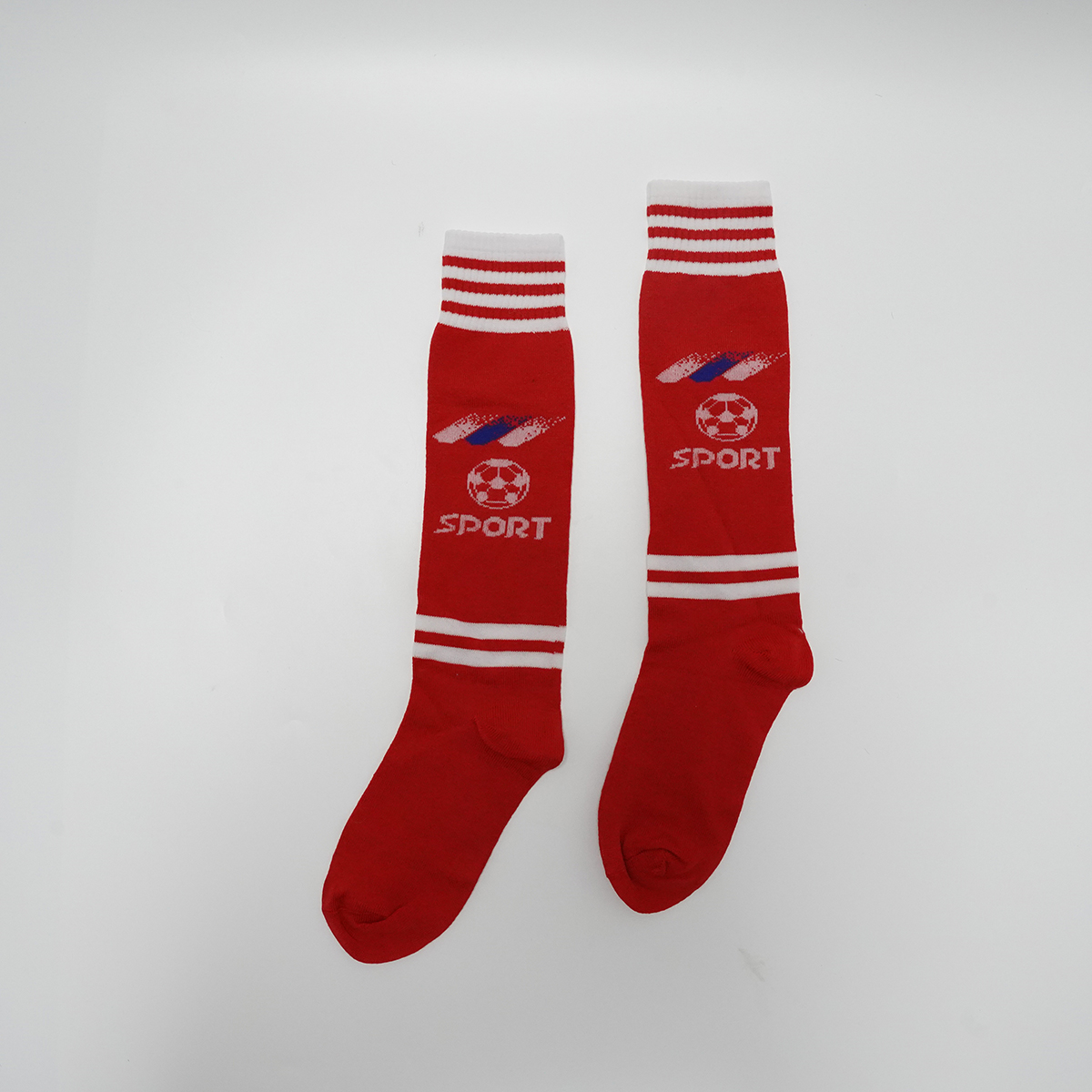 Kids Towel Bottom Striped Athletic Socks1