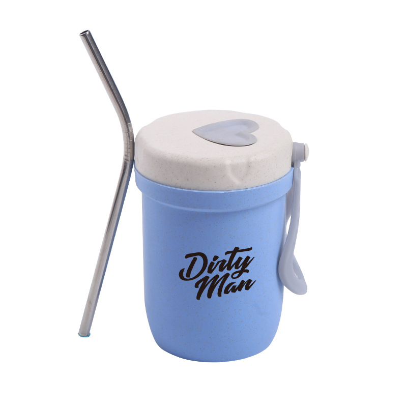 Wheat Straw Travel Cup With Lid