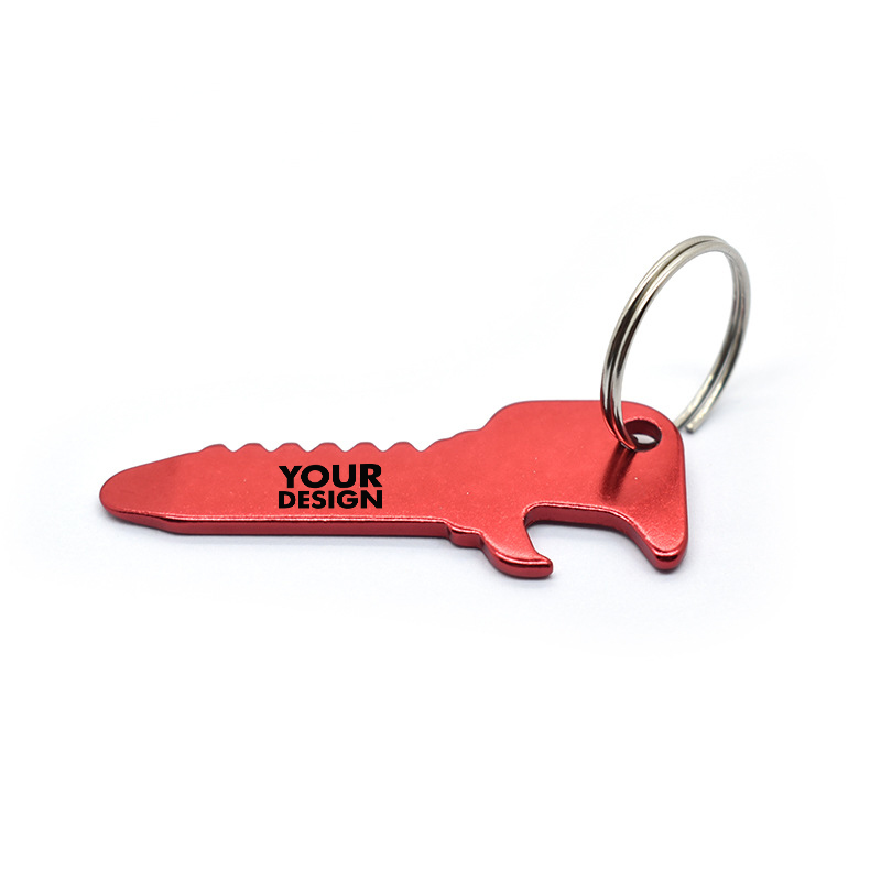 Key Shape Beer Bottle Opener With Keychain1