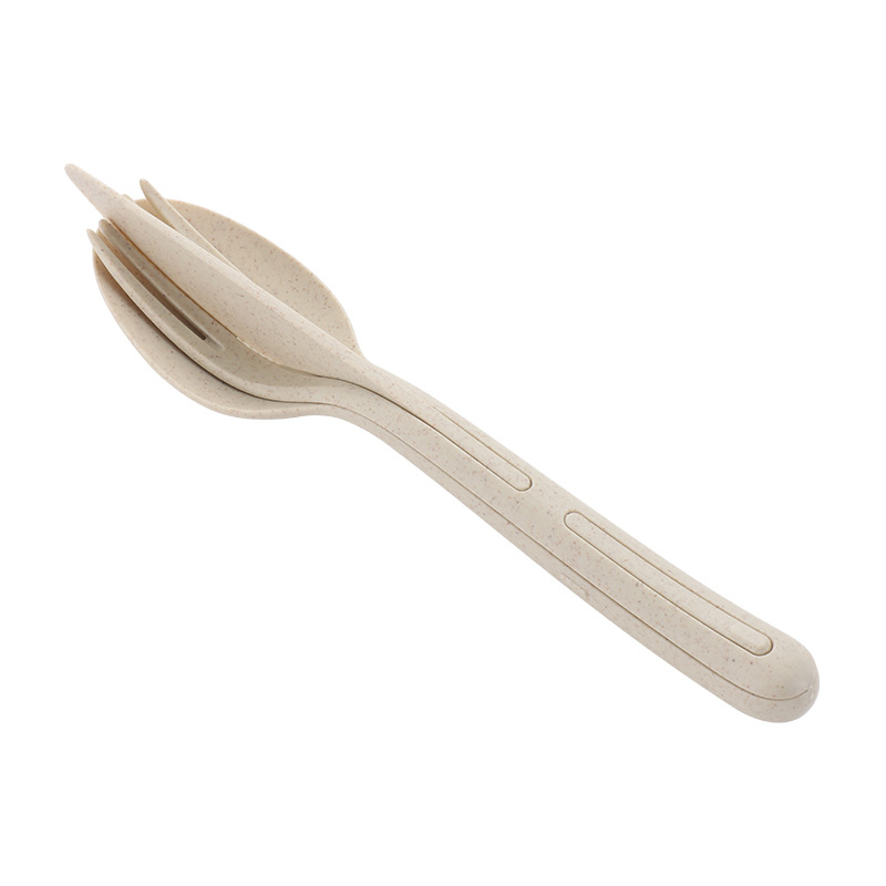 Wheat Straw Knife Fork Spoon Set2