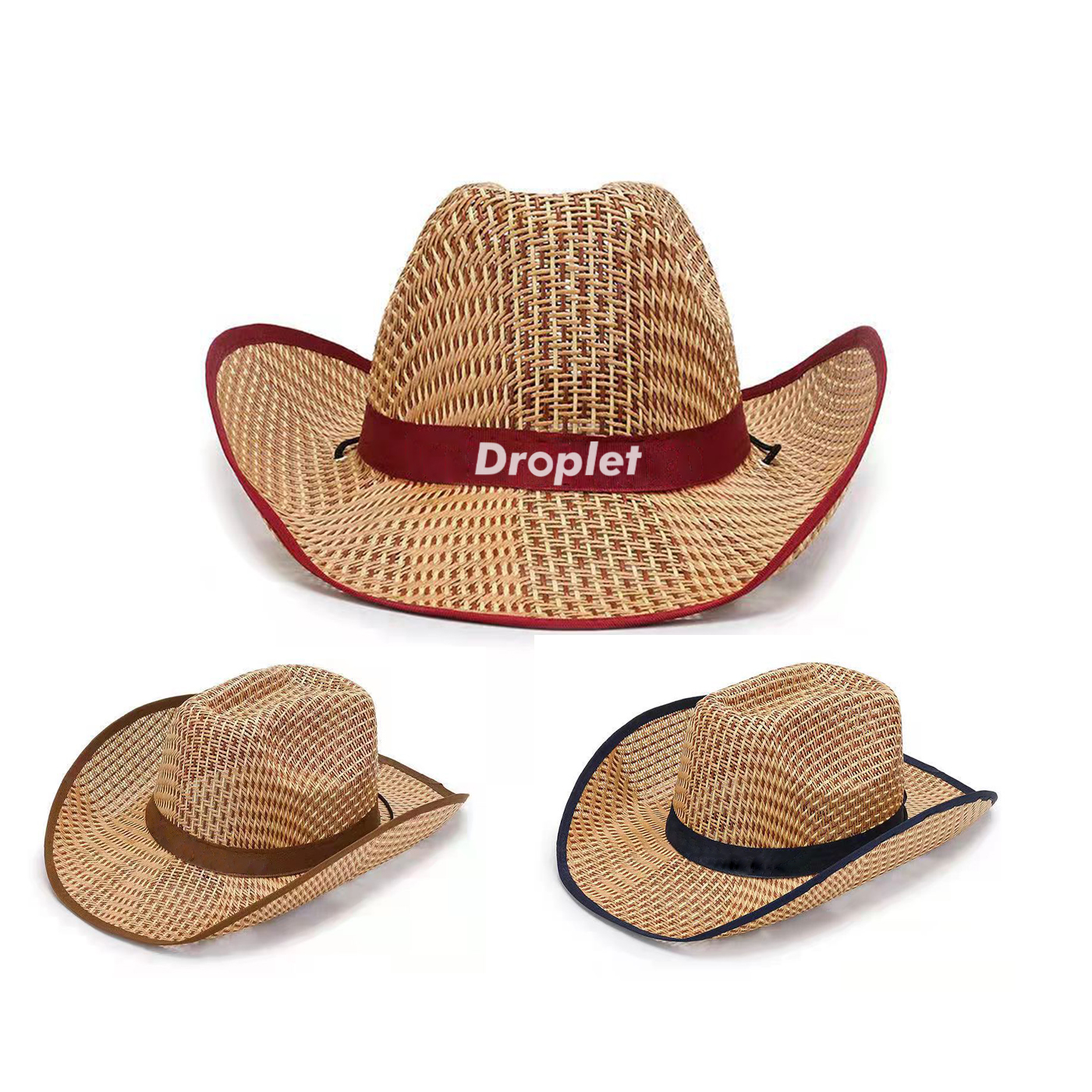 Custom Shapeable Cowboy Straw Hat