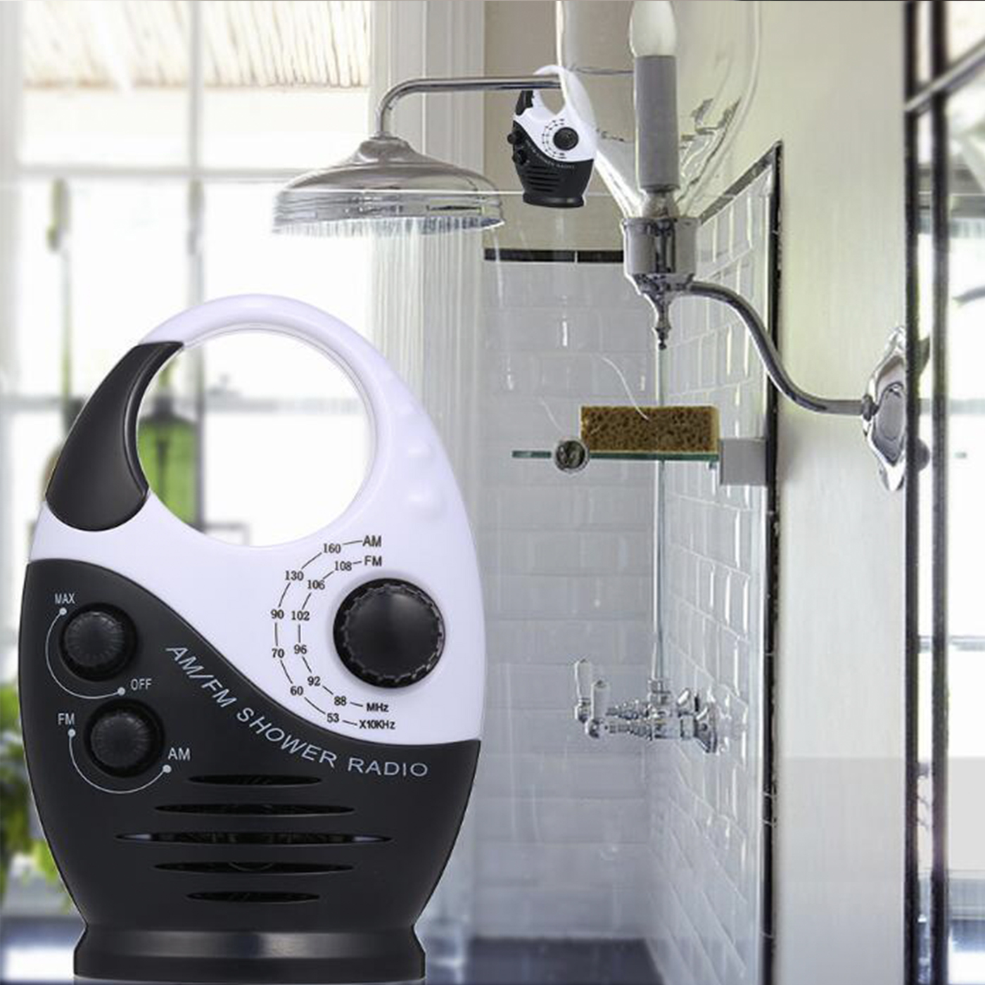 Mini Waterproof Shower Radio2