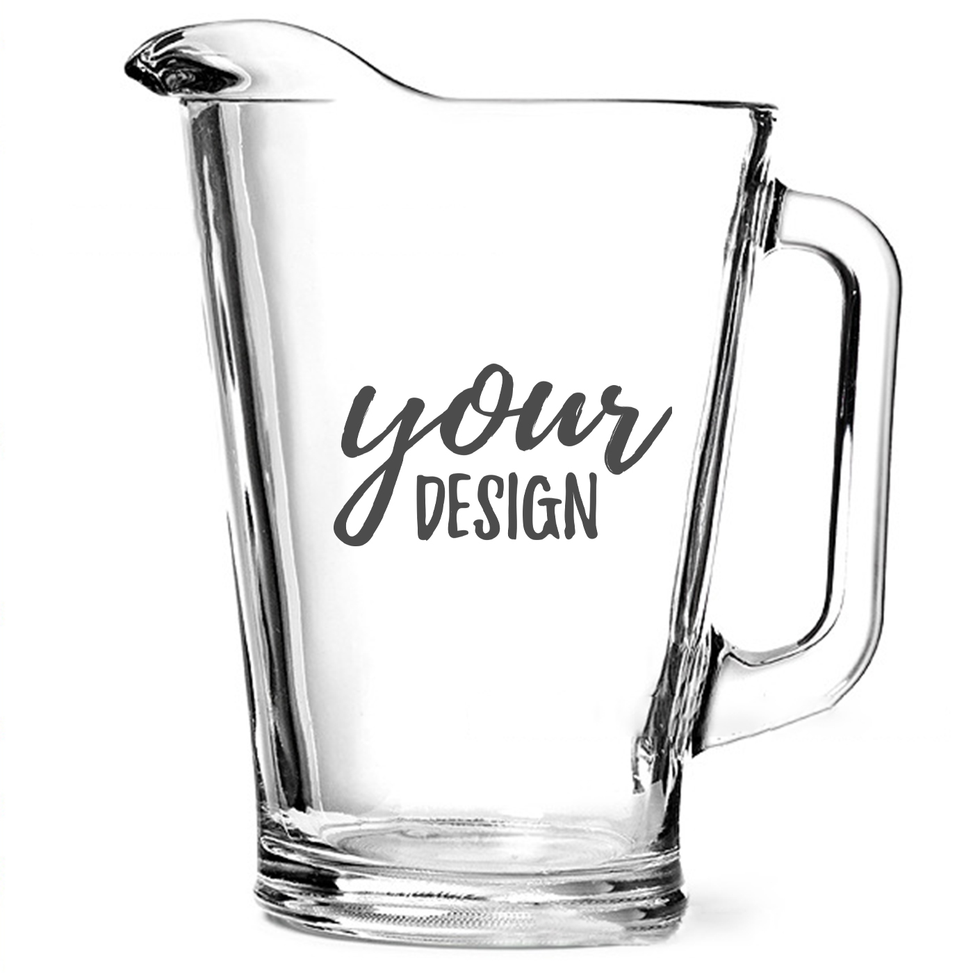 Promotional 1.8L Glass Beer Pitcher1