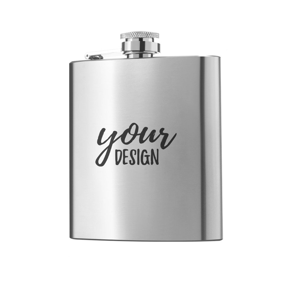 6 oz. Custom Stainless Steel Hip Flask1