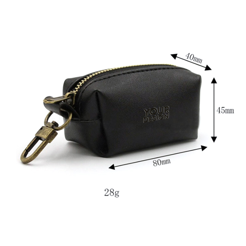 PU Leather Dog Poop Bag Holder2