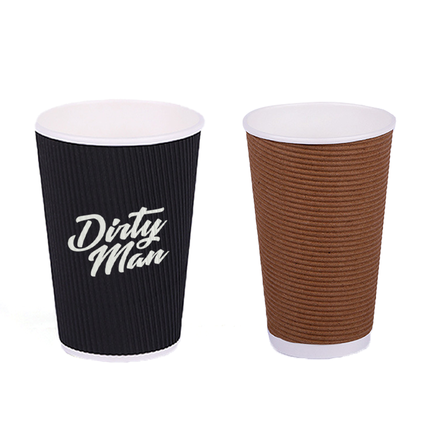 22 oz. Disposable Corrugated Paper Coffee Cup