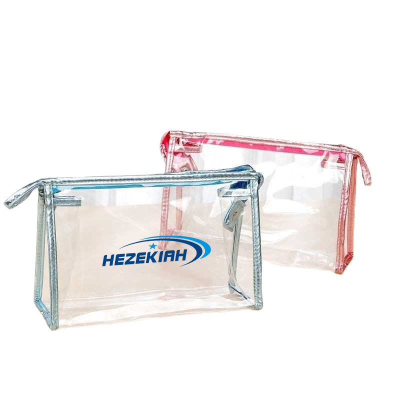 Clear PVC Travel Zipper Cosmetic Bag