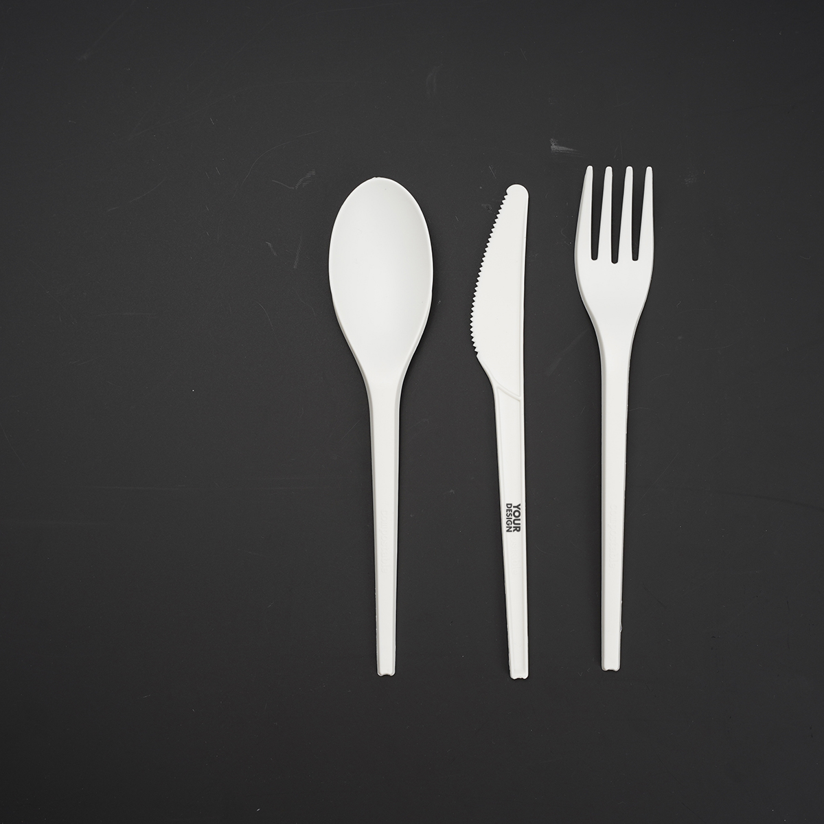 Degradable 7 Inch PLA Cutlery Set1