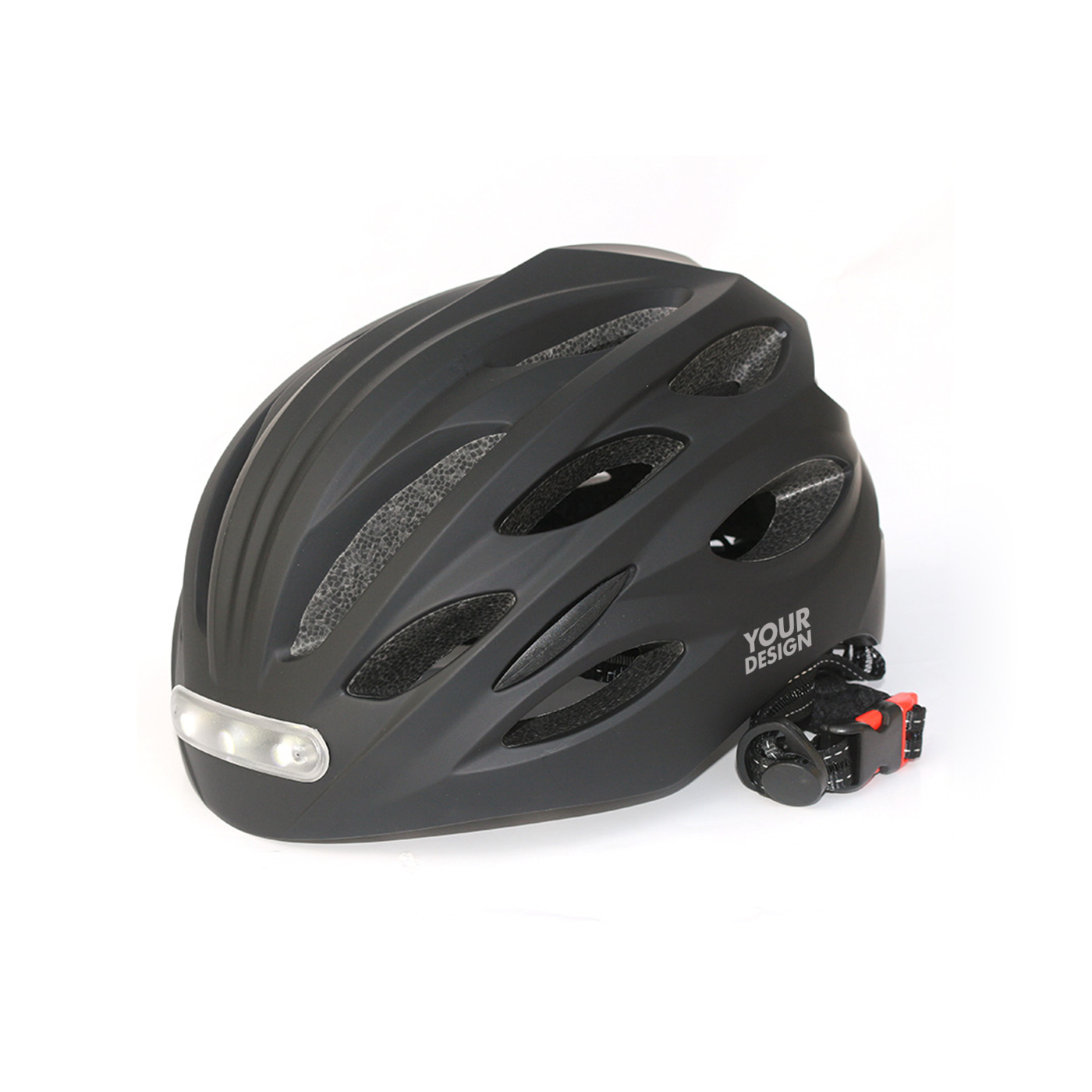 Cycling Helmet With Front And Rear Light2