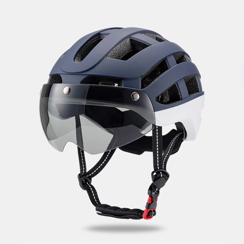 Cycling Helmet With Goggle3