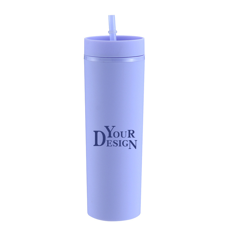 16 oz. Double Layer Frosted Plastic Cup2