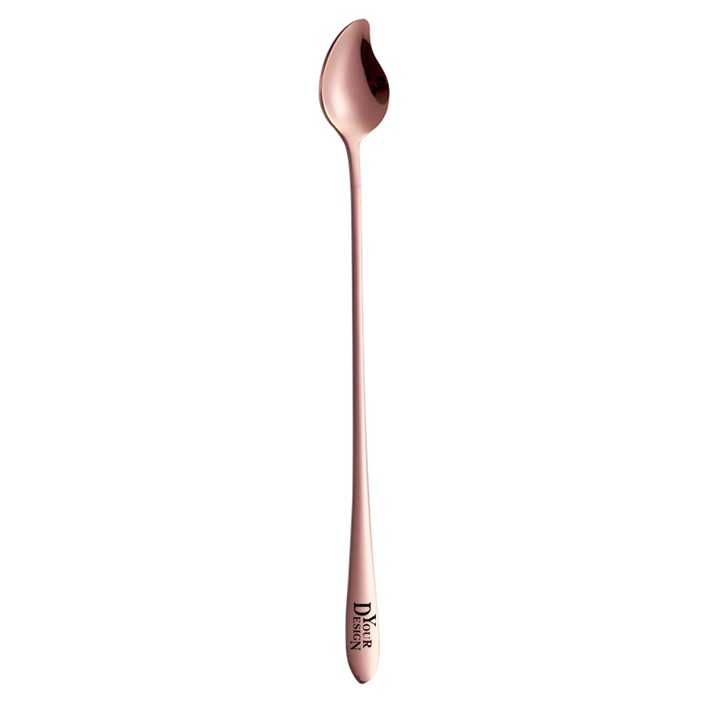 Mango Shaped Stainless Steel Long Handle Spoon1