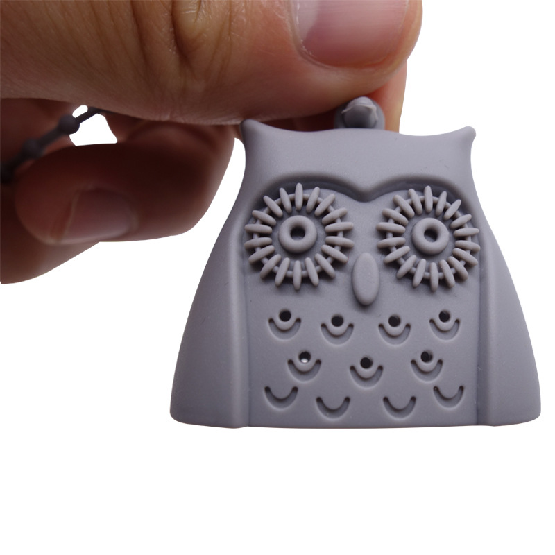 Reusable Owl Shaped Silicone Tea Infuser3