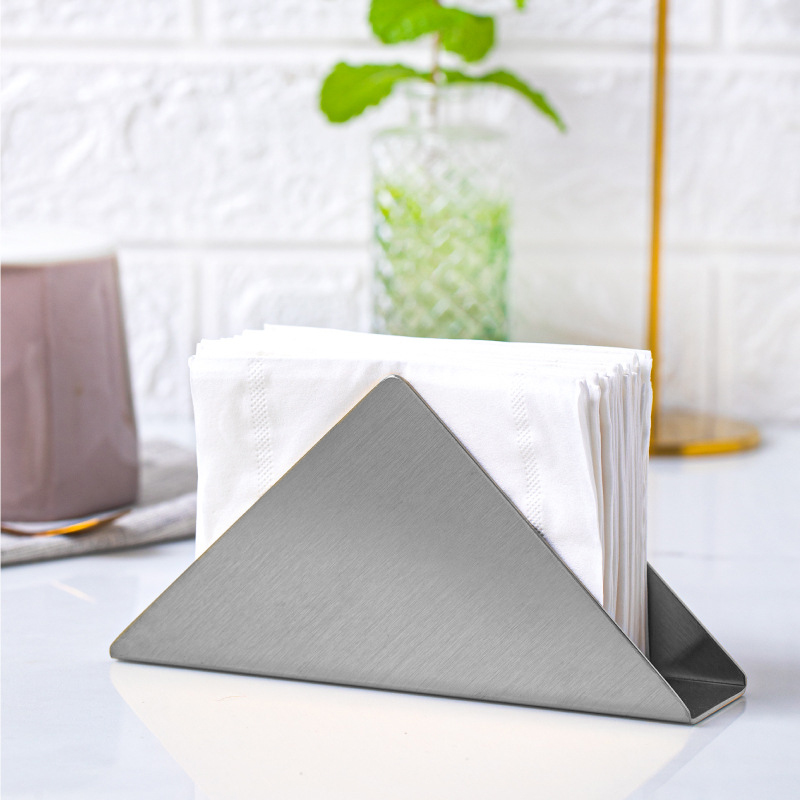 Stainless Steel Triangle Napkin Stand2