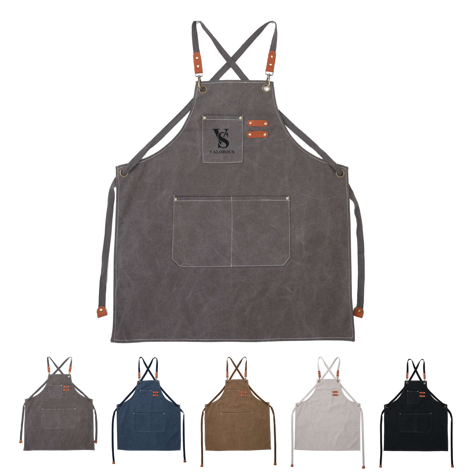 Waterproof Canvas Apron With Pockets