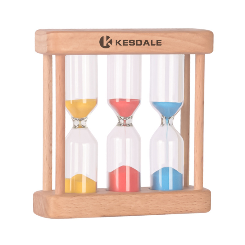 Wooden 1 3 5 Minute Combination Hourglass