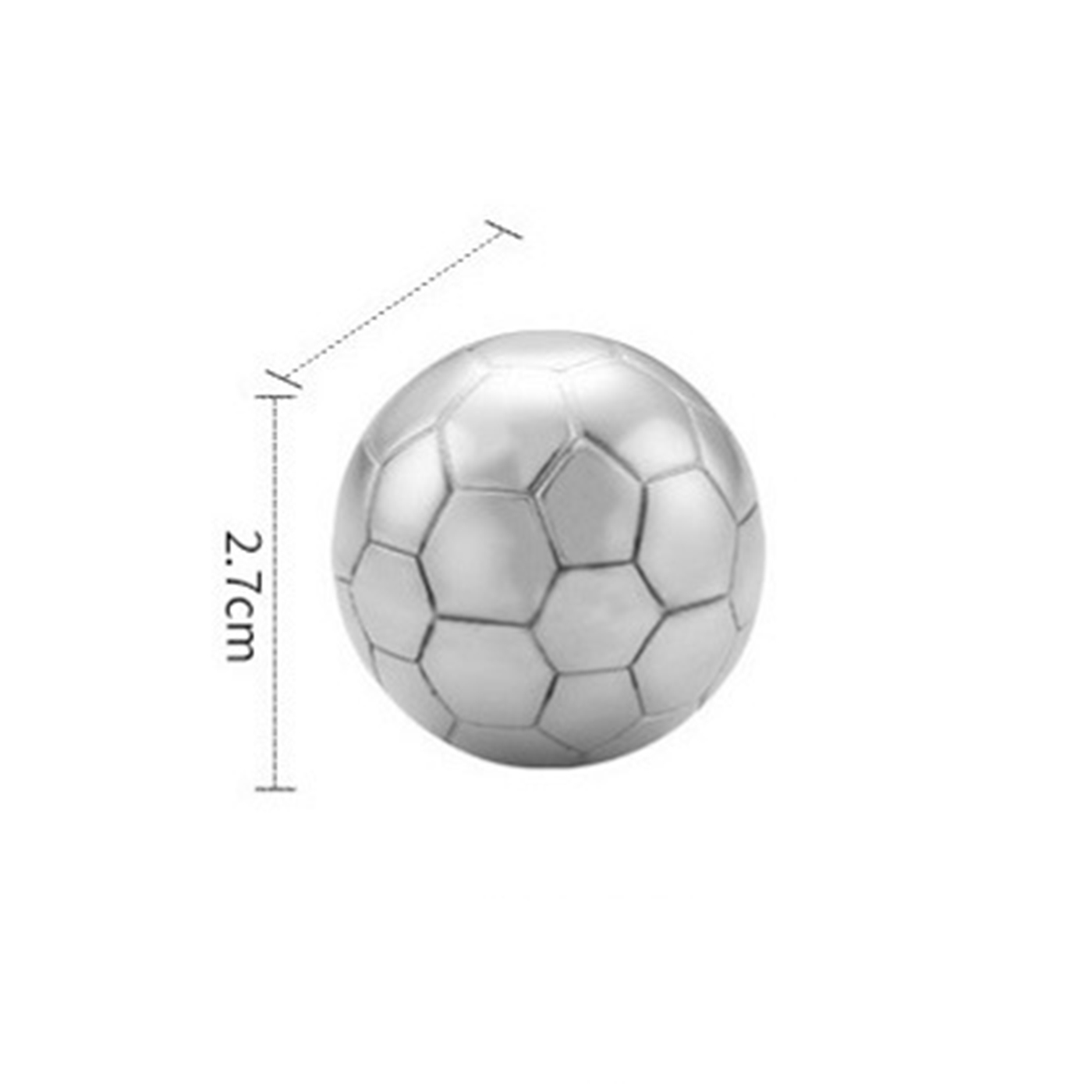 Stainless Steel Football Ice Cubes2