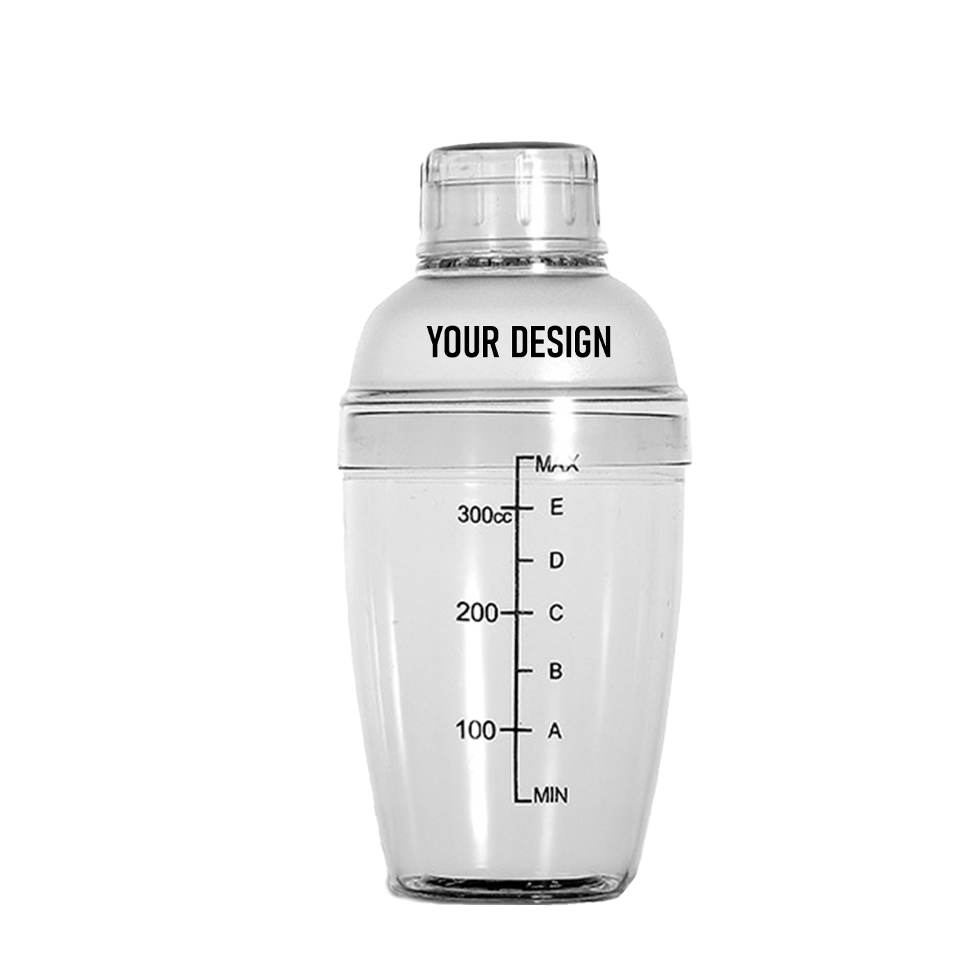 350ml Transparent Cocktail Shaker With Scale1