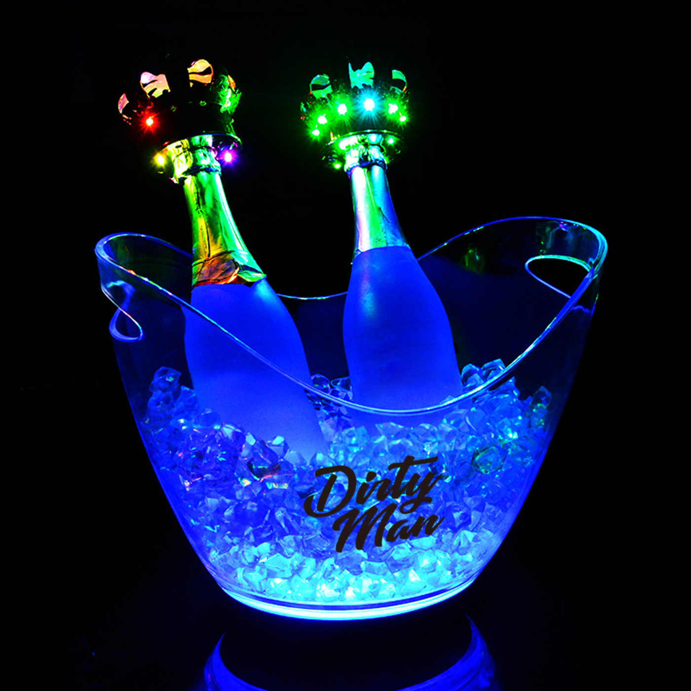 LED Ice Bucket With Handles