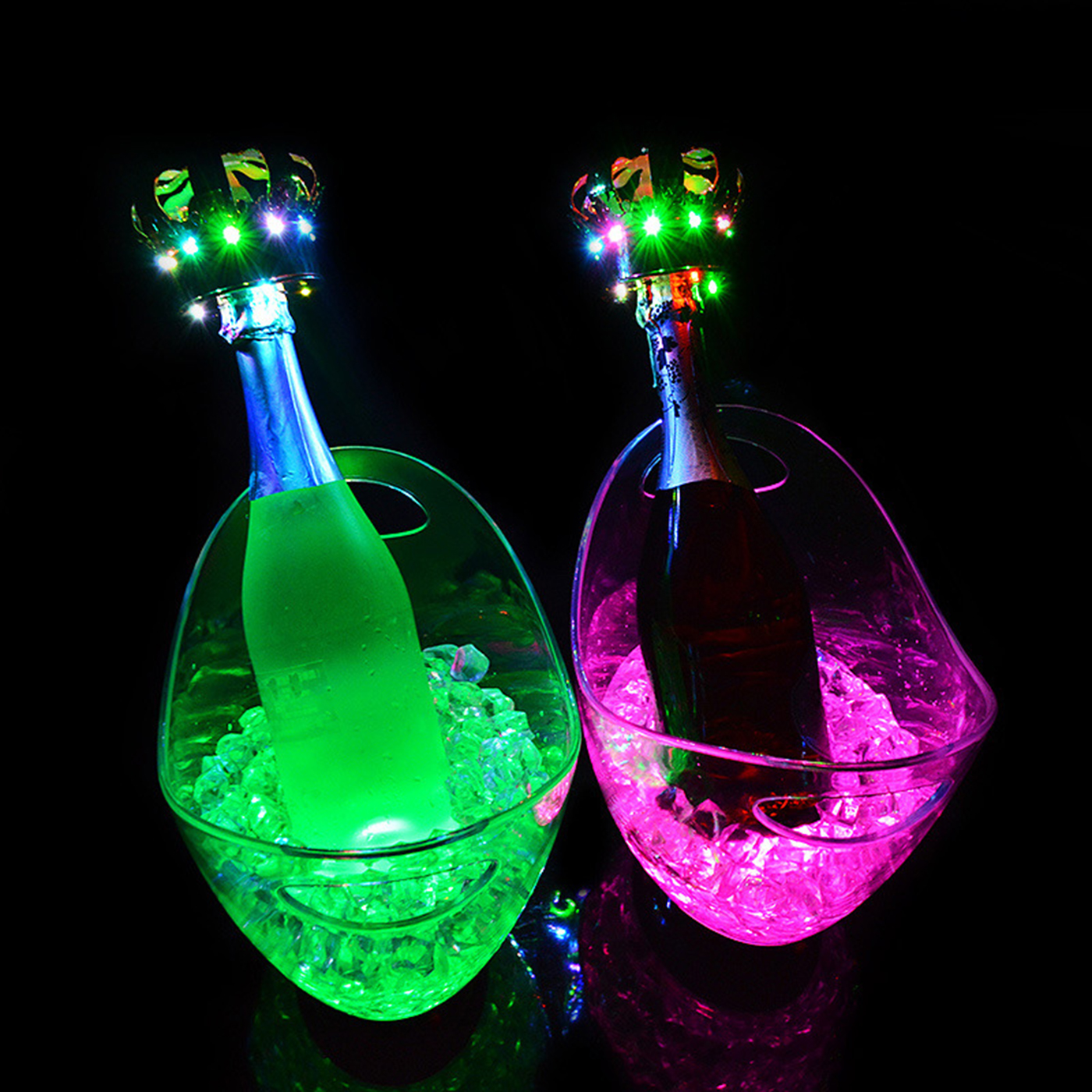 LED Ice Bucket With Handles3