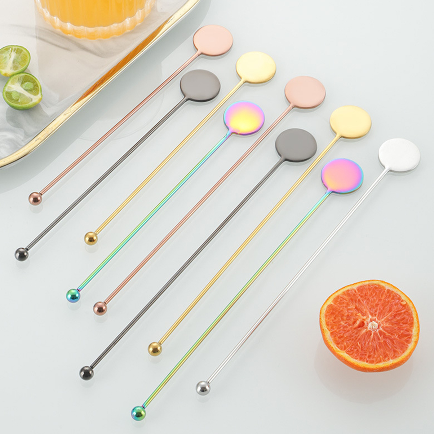 Gold Stainless Steel Cocktail Stirrers3