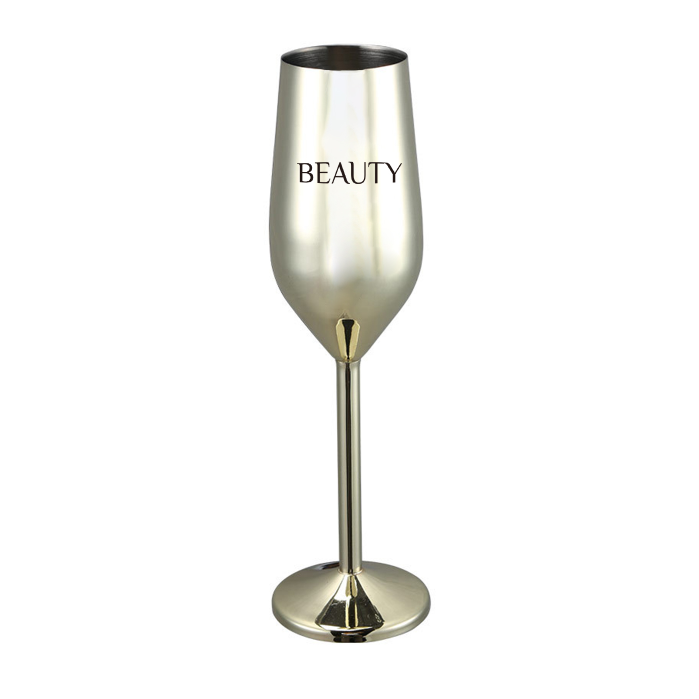 7 oz. Metal Champagne Glass1