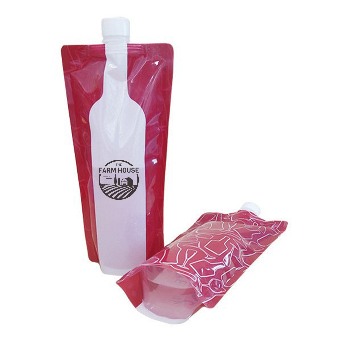 25 oz. Foldable Plastic Wine Bag