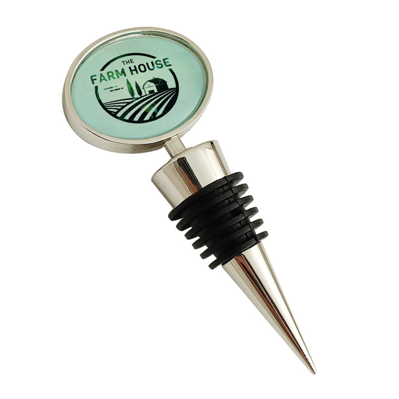 Custom Print Metal Wine Bottle Stopper