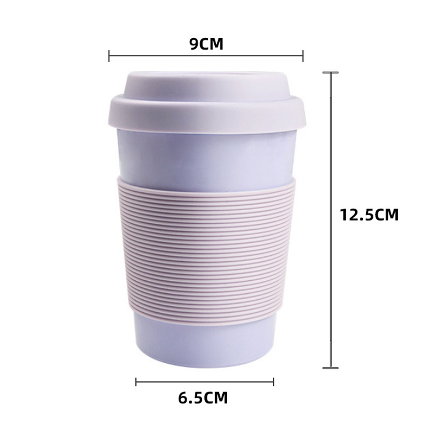 12 oz. Eco-friendly Coffee Mug With Silicone Lid2