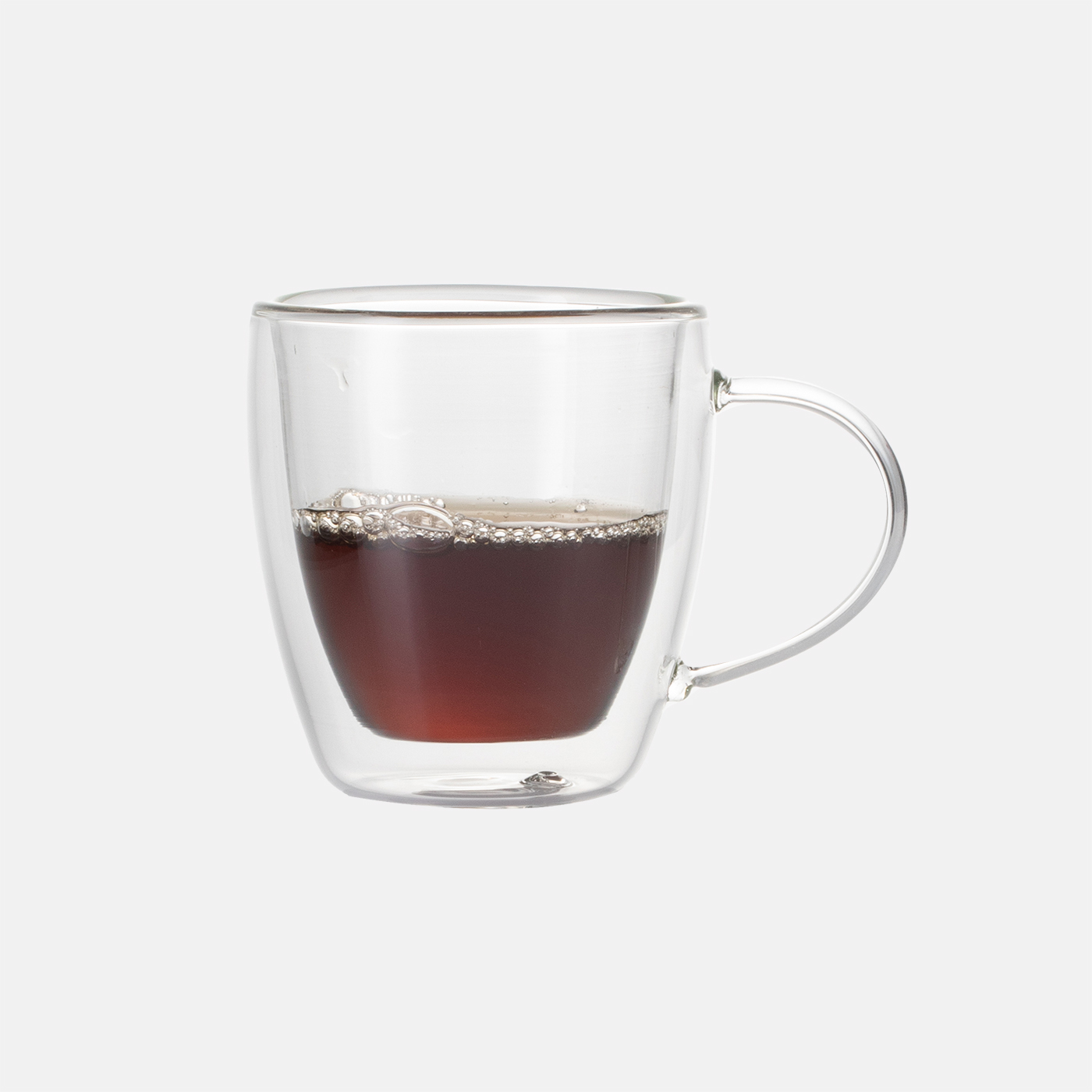 5 oz. Double-Layer Glass Coffee Cup With Handle3