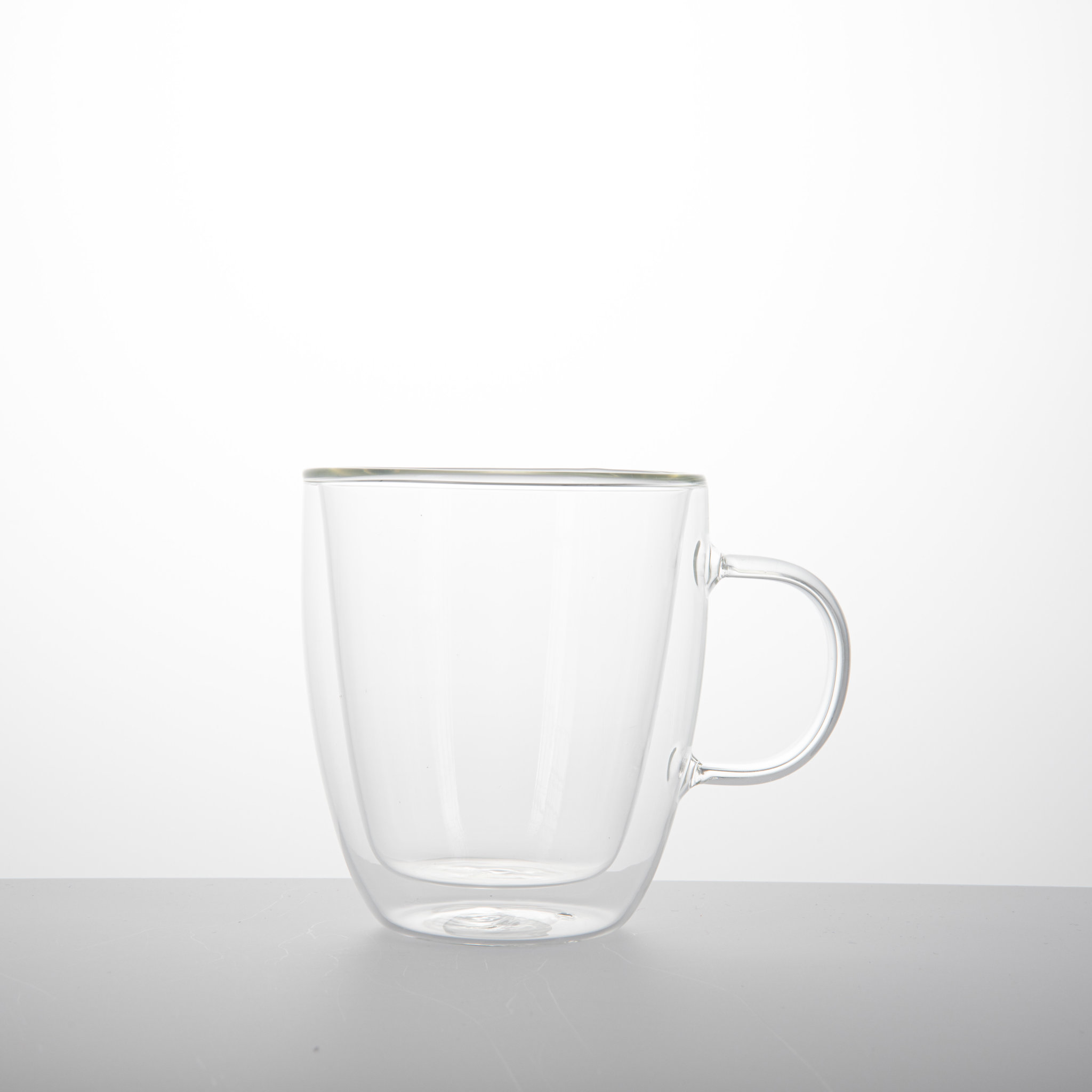 15 oz. Insulated Glass Coffee Cup With Handle2