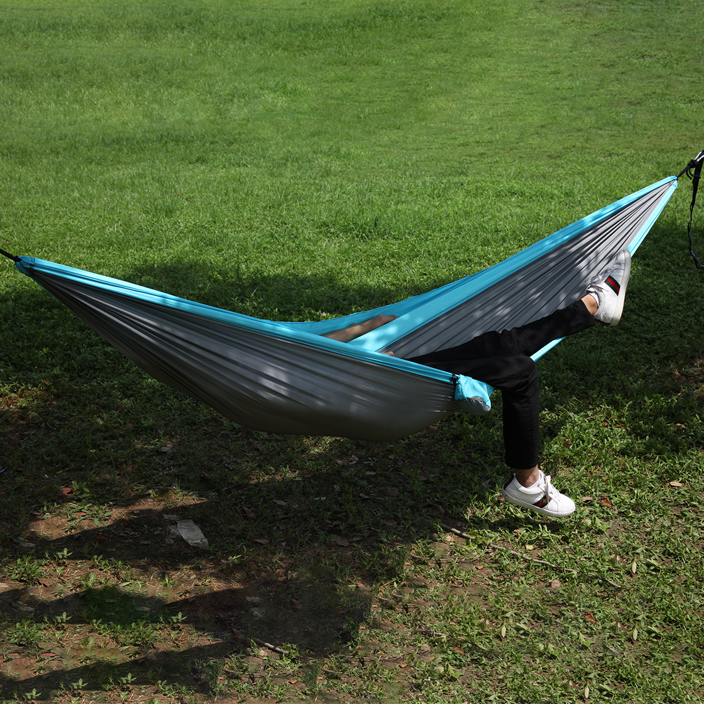 Double Color Matching Portable Camping Hammock3