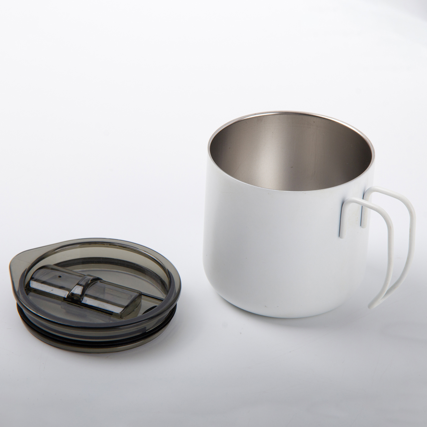 12 oz. Stainless Steel Coffee Mug With Handle3
