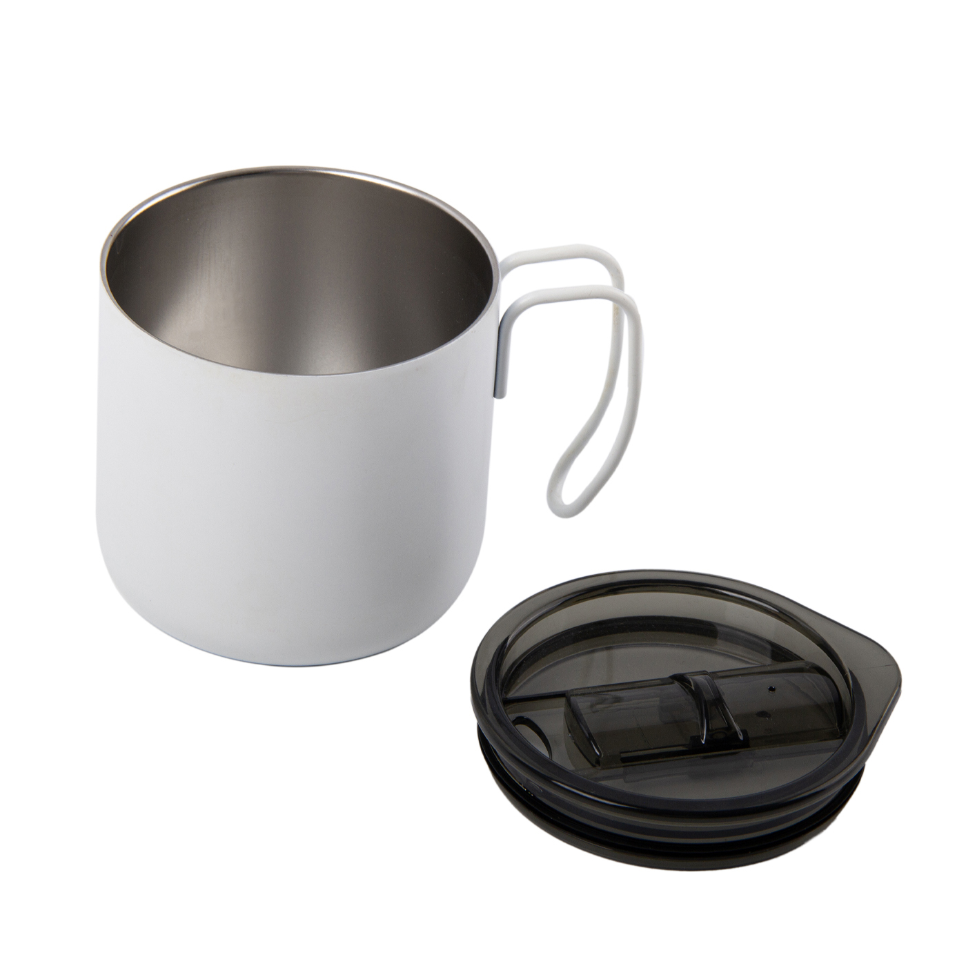 12 oz. Stainless Steel Coffee Mug With Handle2