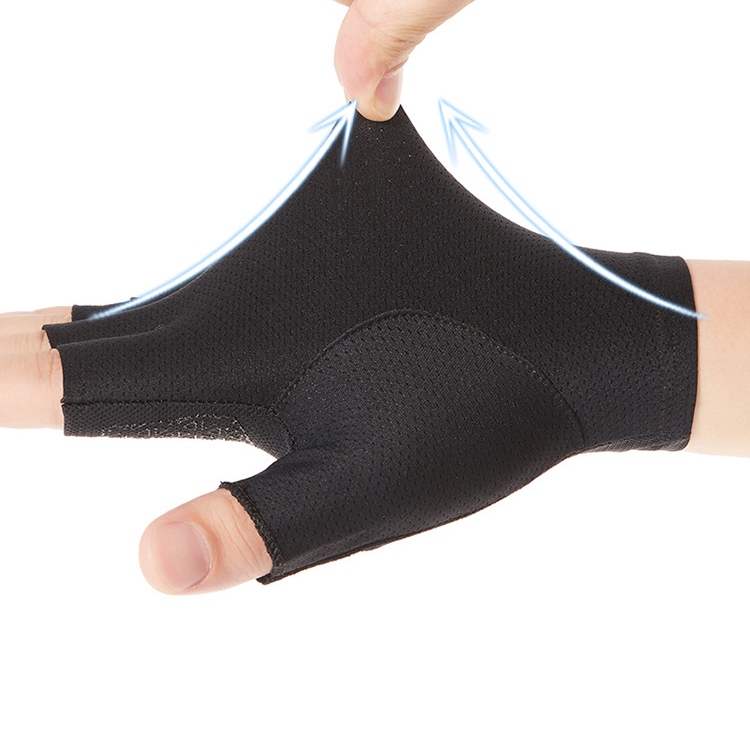 Ice Silk Half Finger Riding Gloves2