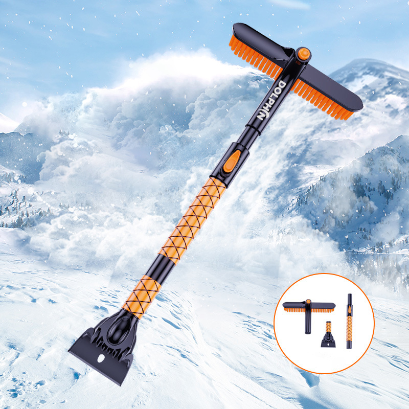 Extendable Snow Brush With Ice Scraper