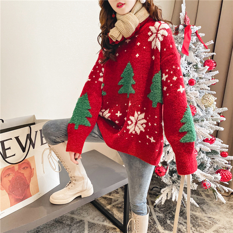 Christmas Women Loose Sweater