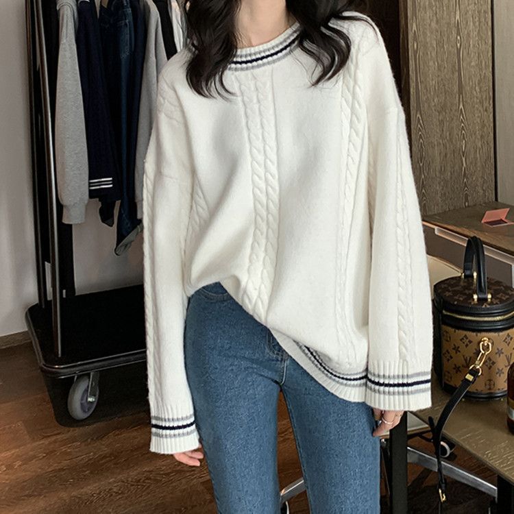 Twist Cable Knit Sweater2