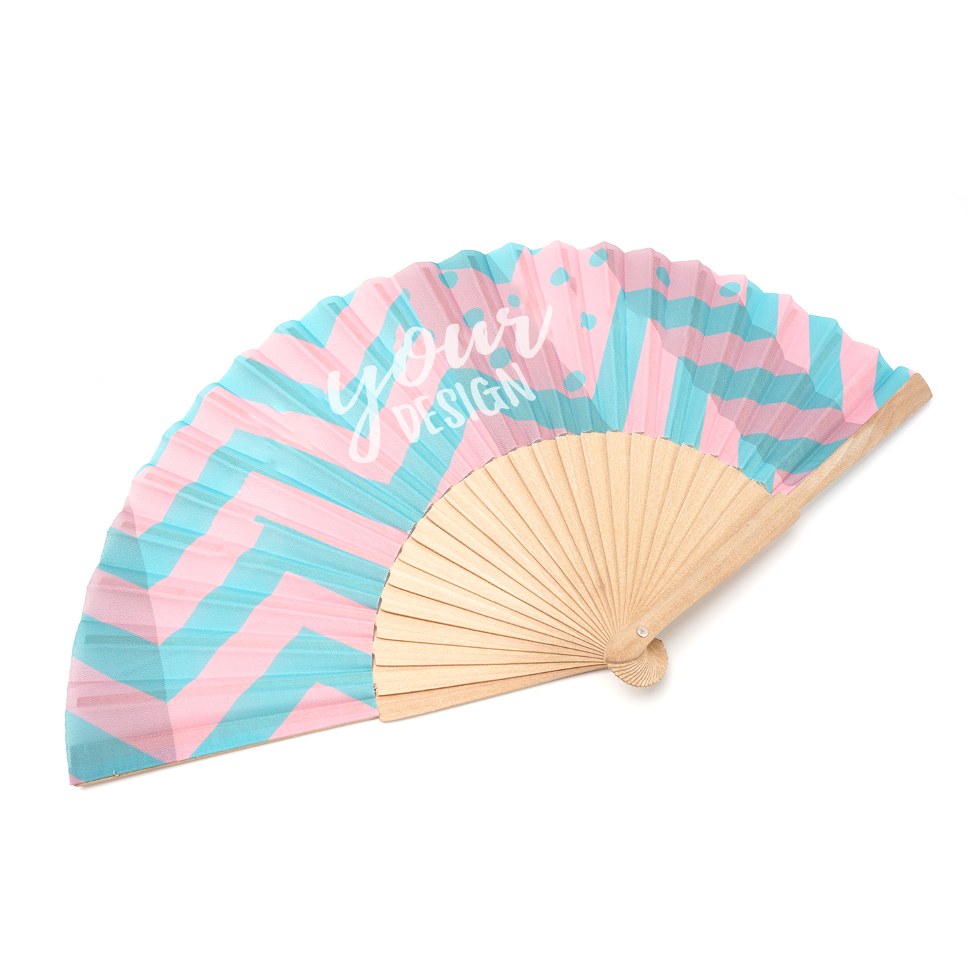 Wooden Folding Fan1