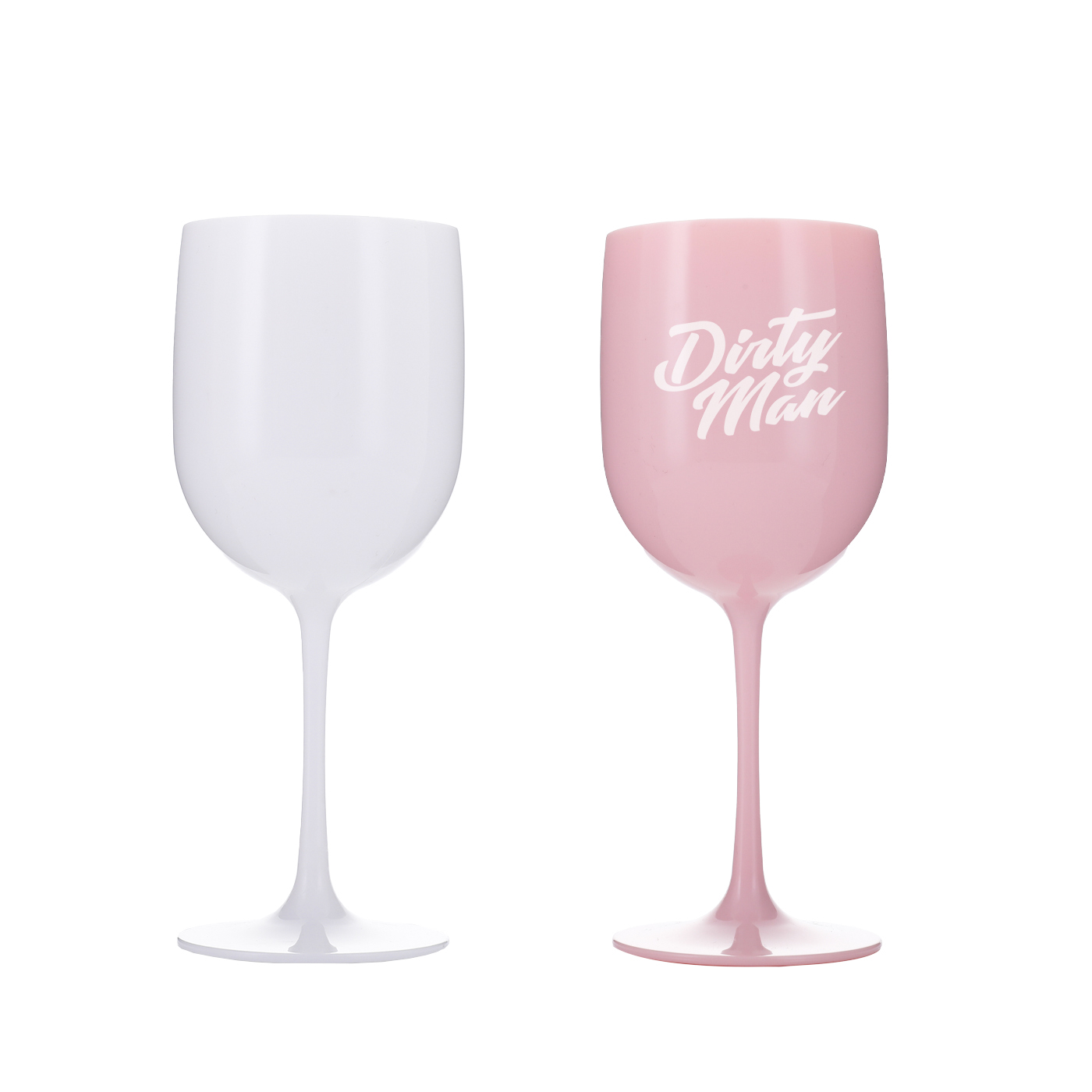 10 oz. Promotional Colored Plastic Wine Glass