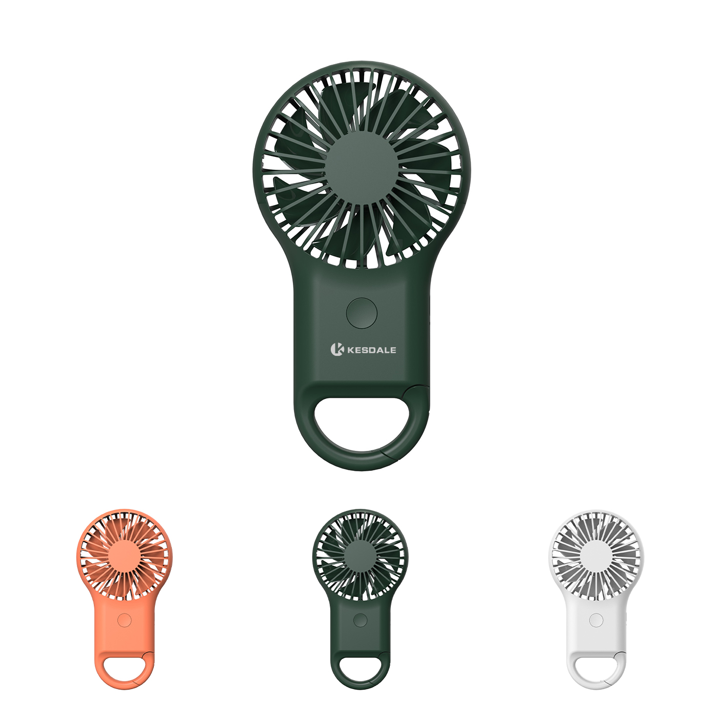 Mini Rechargeable Fan With Carabiner