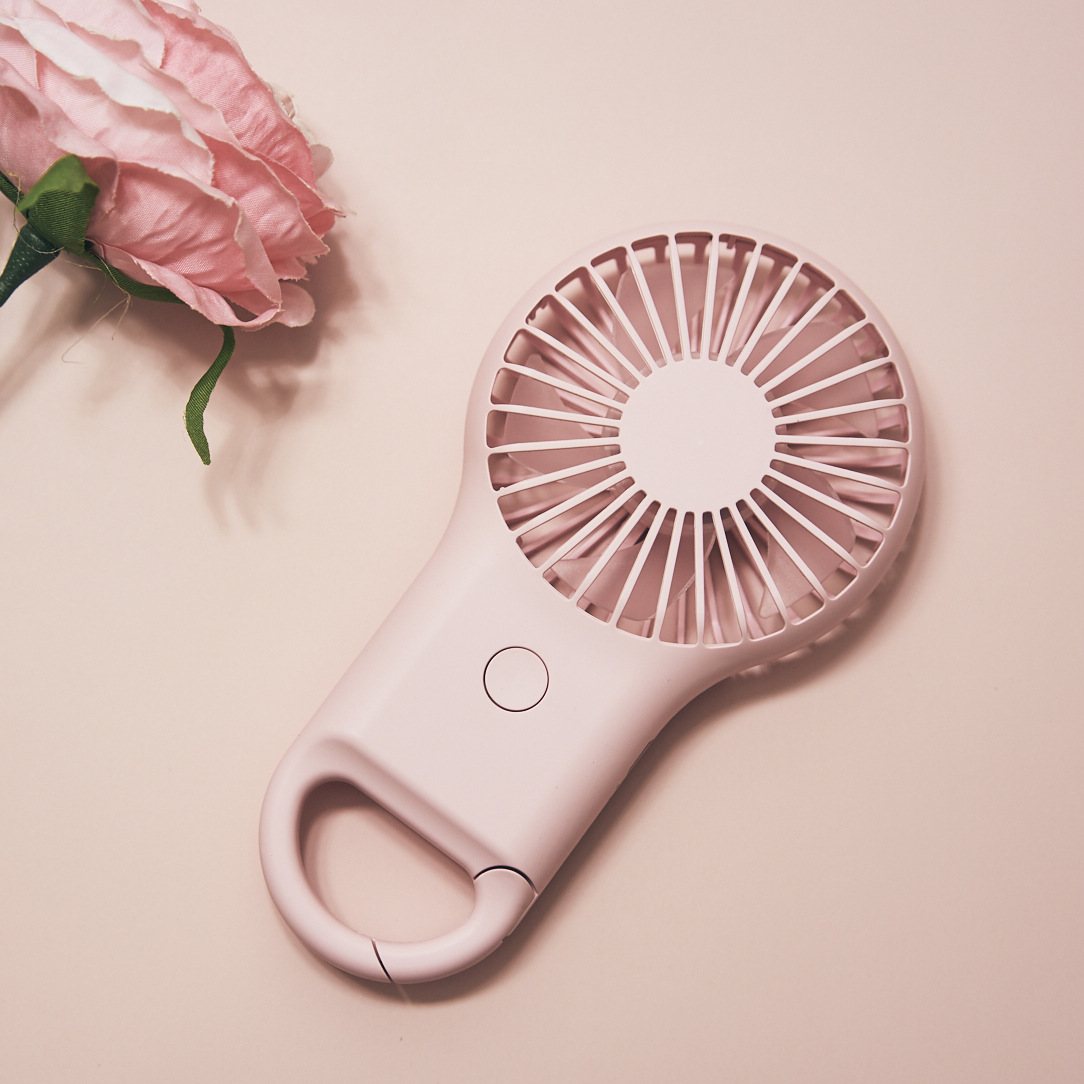 Mini Rechargeable Fan With Carabiner2