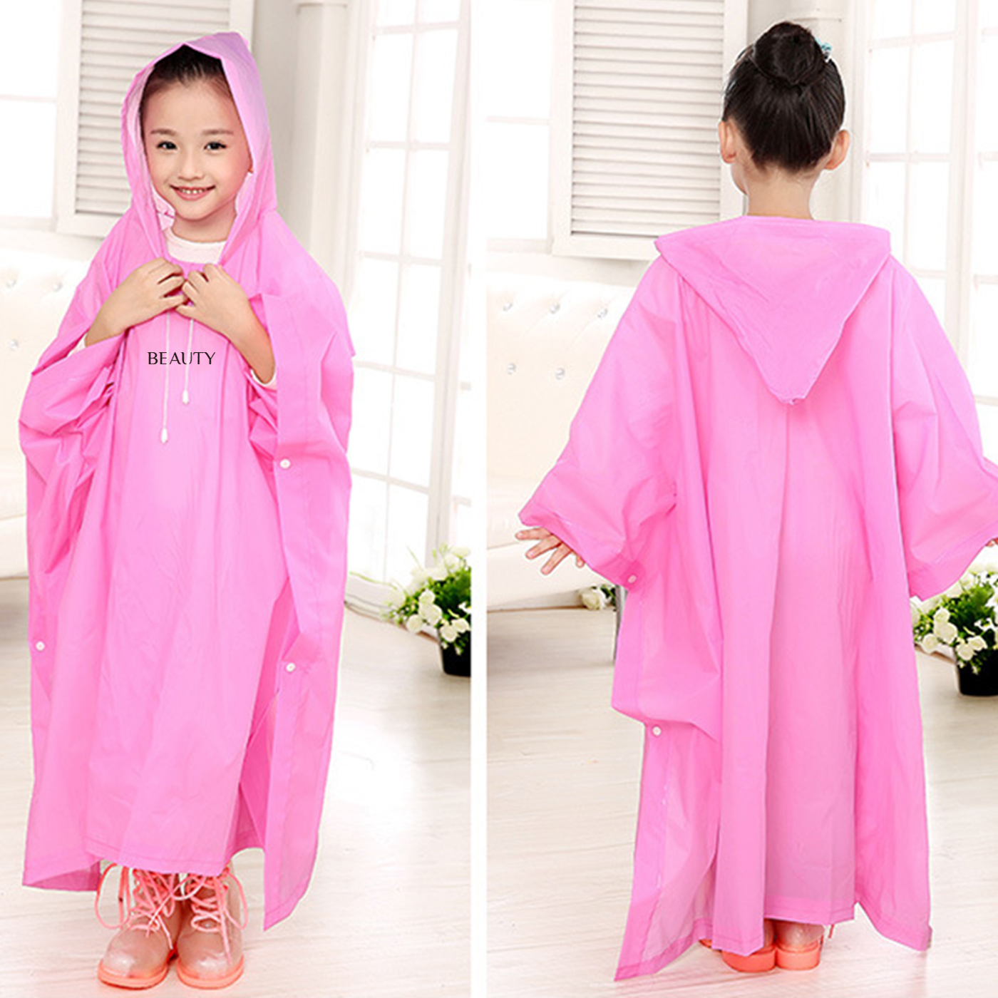 EVA Children Rain Poncho1