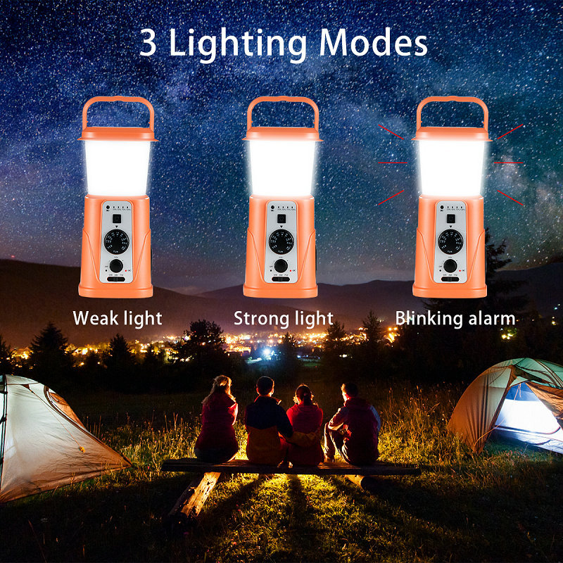 Multi-functional Hand Crank Camping Light3