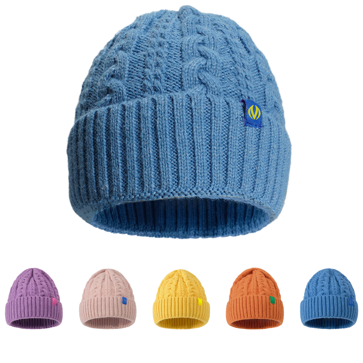 Kids Cable Knit Beanie