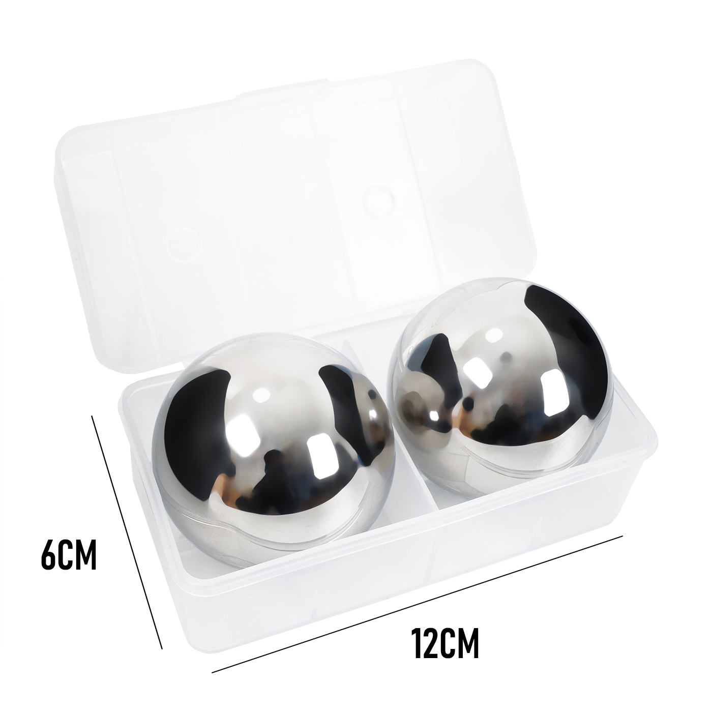 2Pcs Set Stainless Steel Ice Balls With Box2