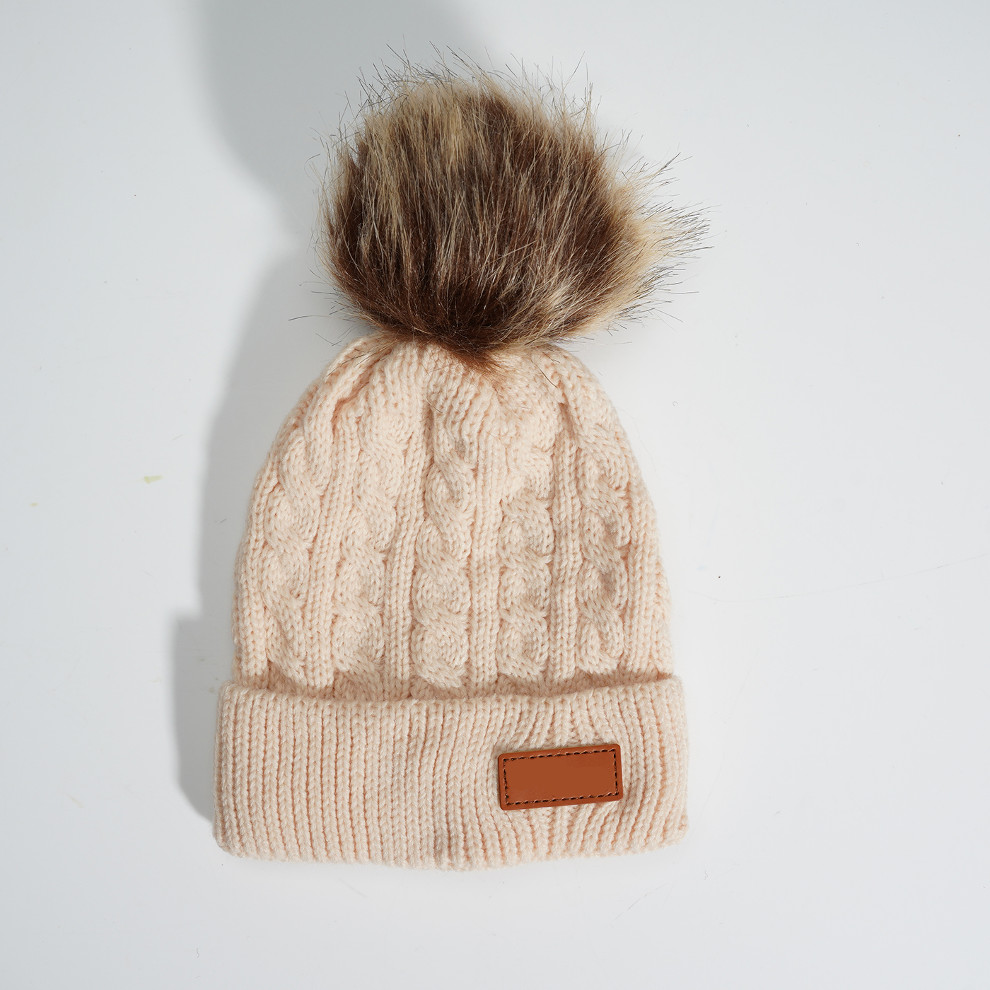 Fox Fur Pom Beanie4