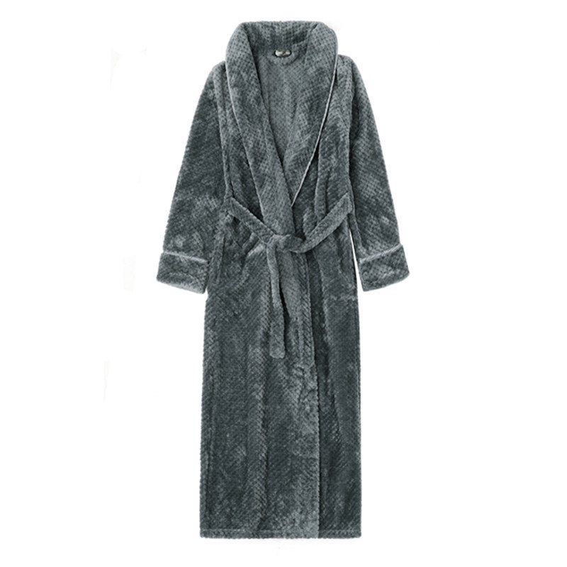 Winter Unisex Flannel Bathrobe