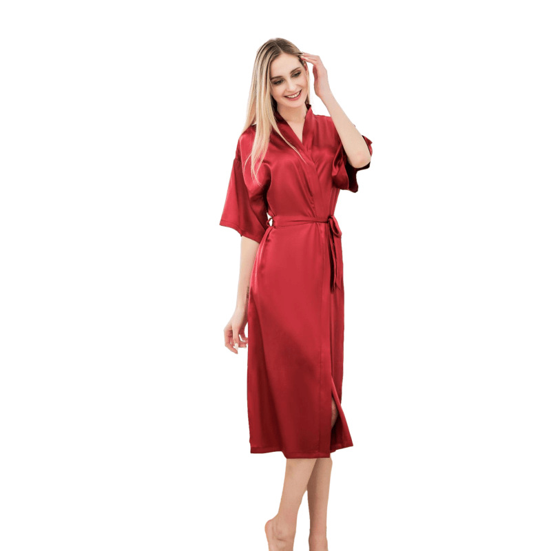 Satin Bathrobe For Women